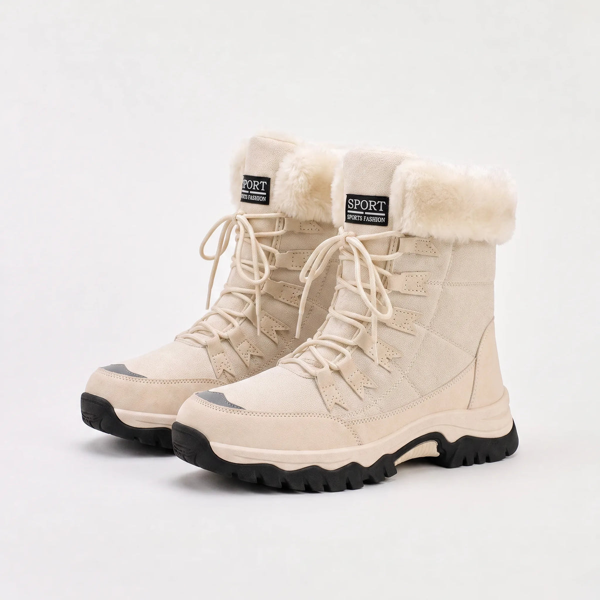 Mid-calf winterlaarzen met faux fur