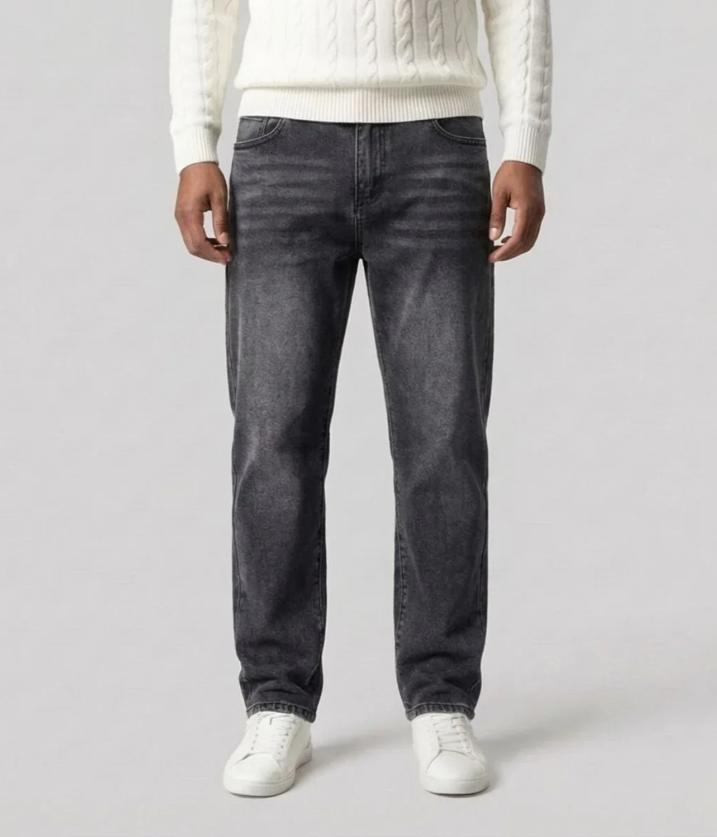 Straight Leg Jeans met Regular Fit