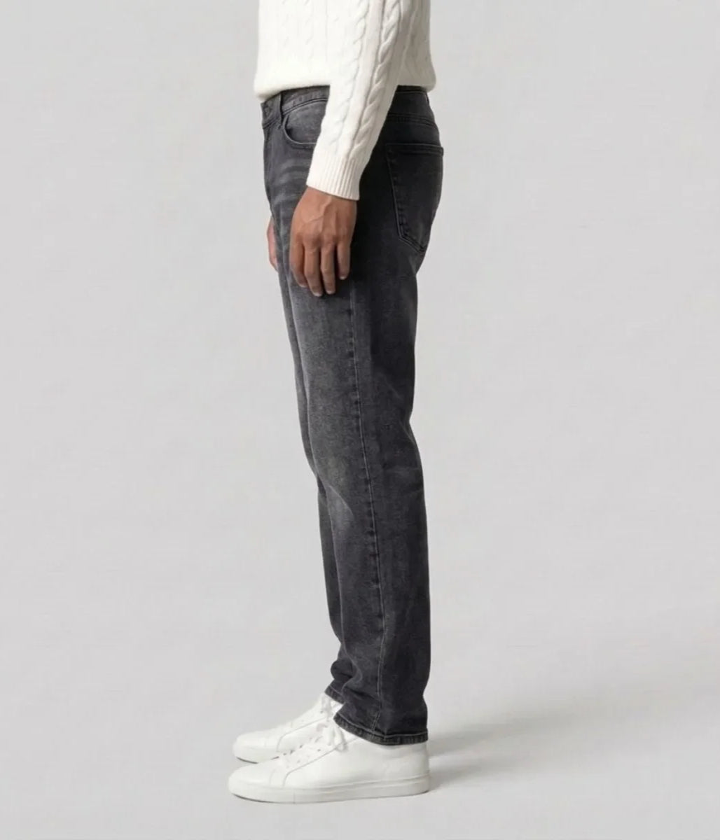 Straight Leg Jeans met Regular Fit