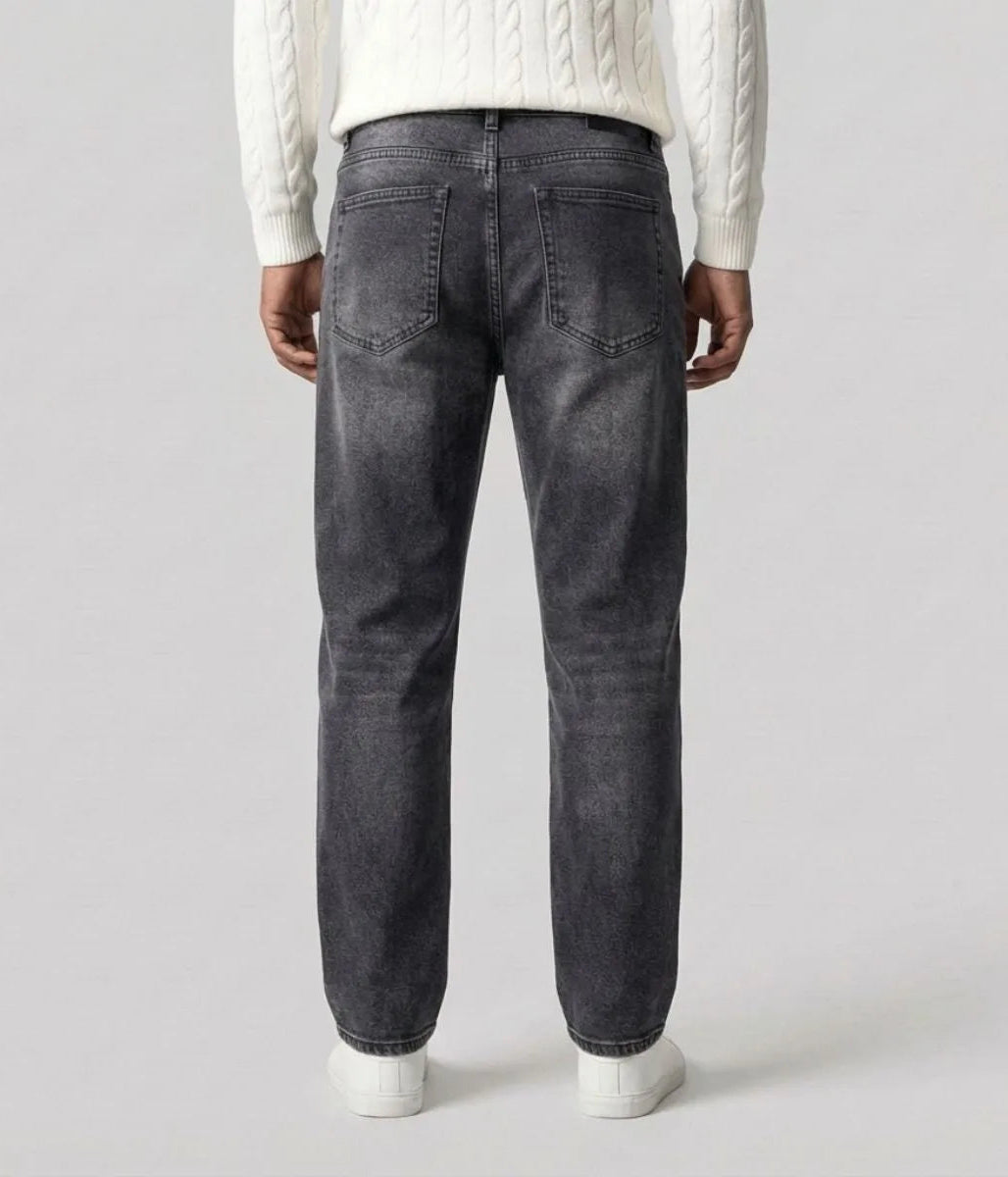 Jeans met regular fit en vijf-pocket stijl
