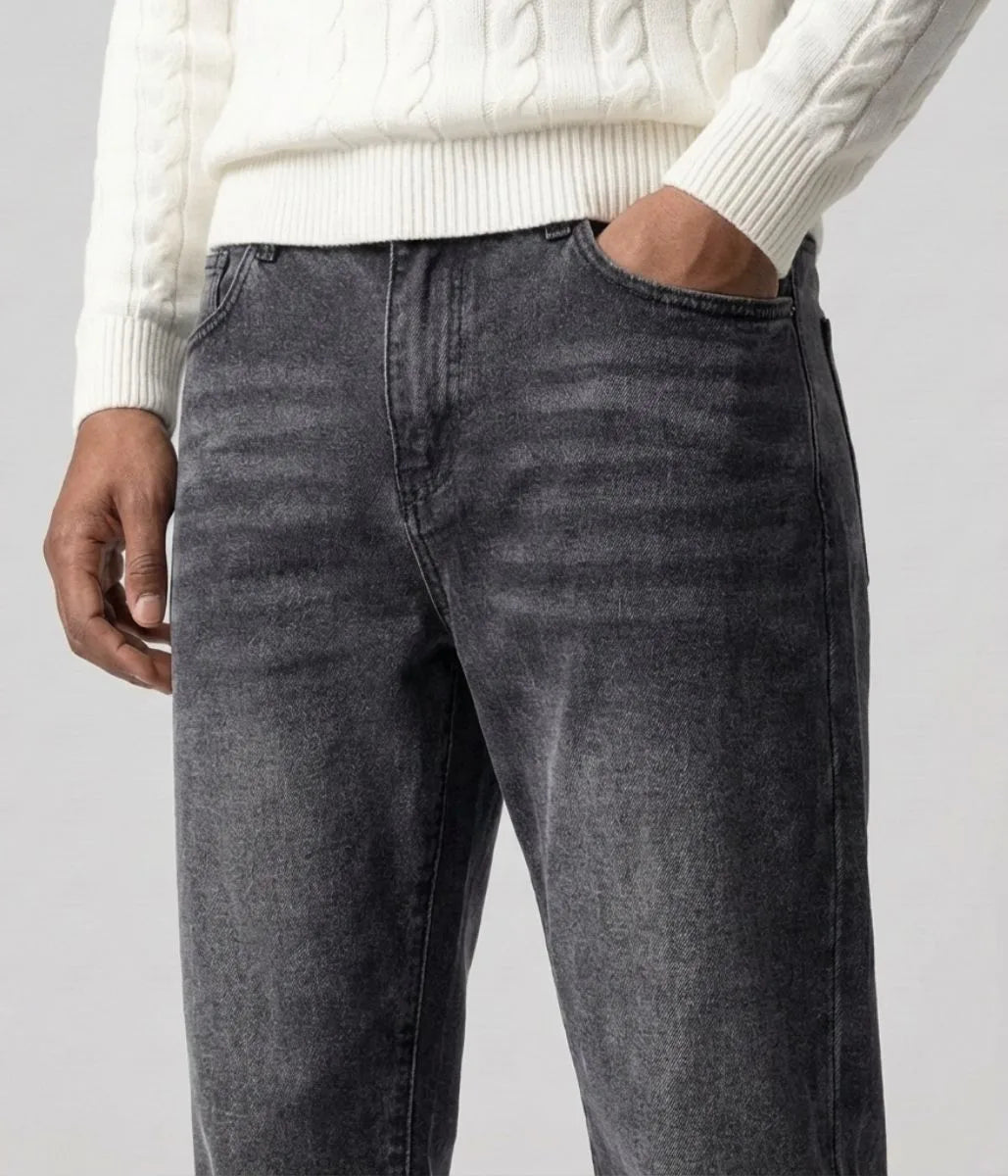 Jeans met regular fit en vijf-pocket stijl