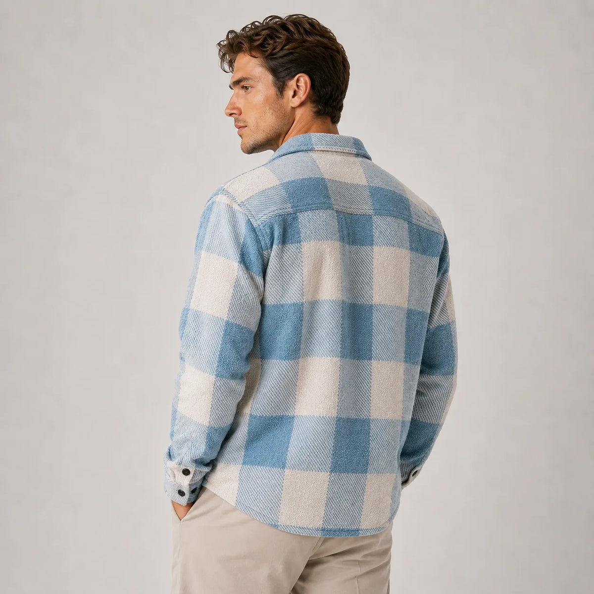 Overshirt met plaid patroon