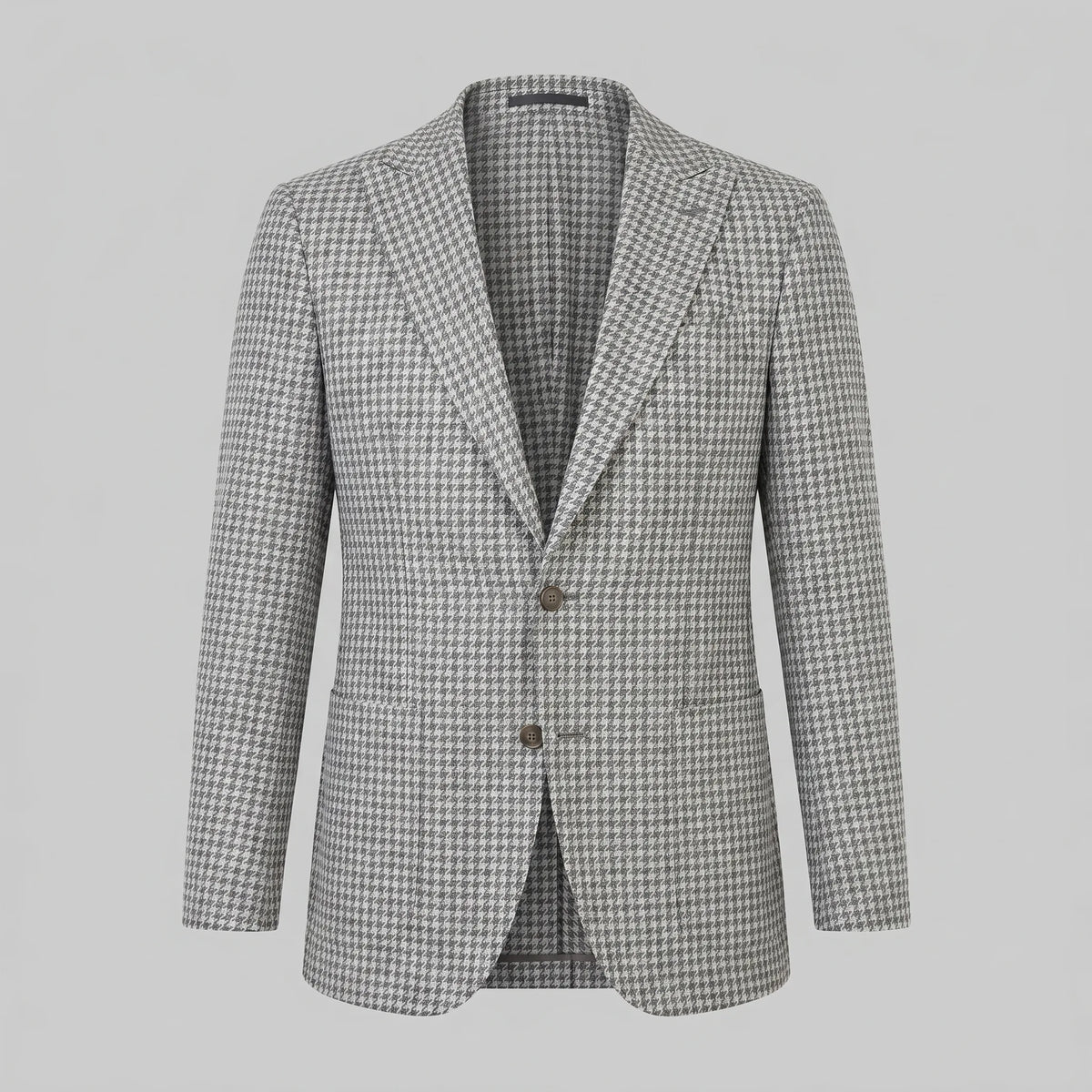 Heren blazer met houndstooth patroon