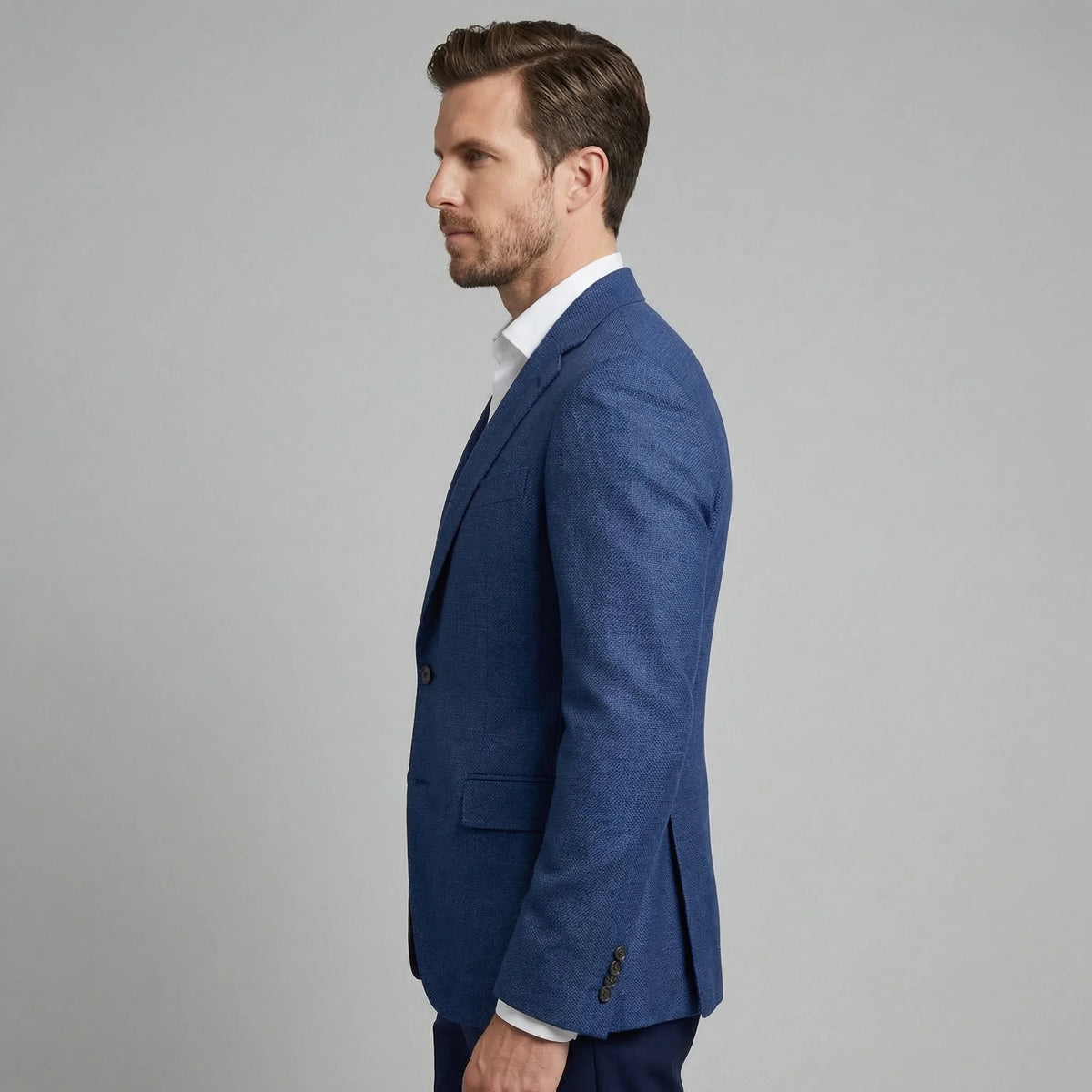 Heren blazer met knopen
