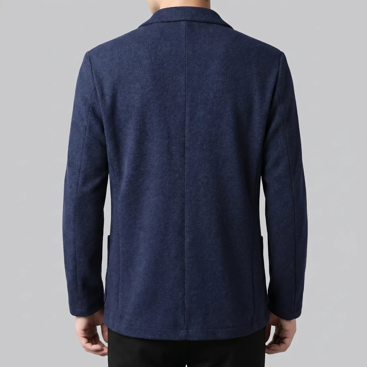 Tailored jacket met V-neck