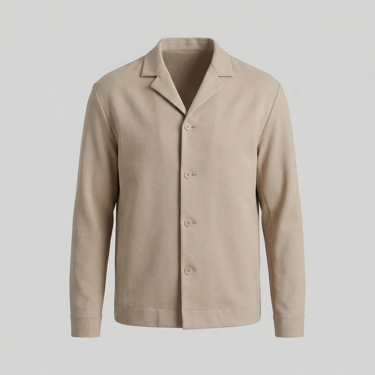 Beige blazer met knopen