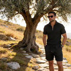 Polo en shorts set