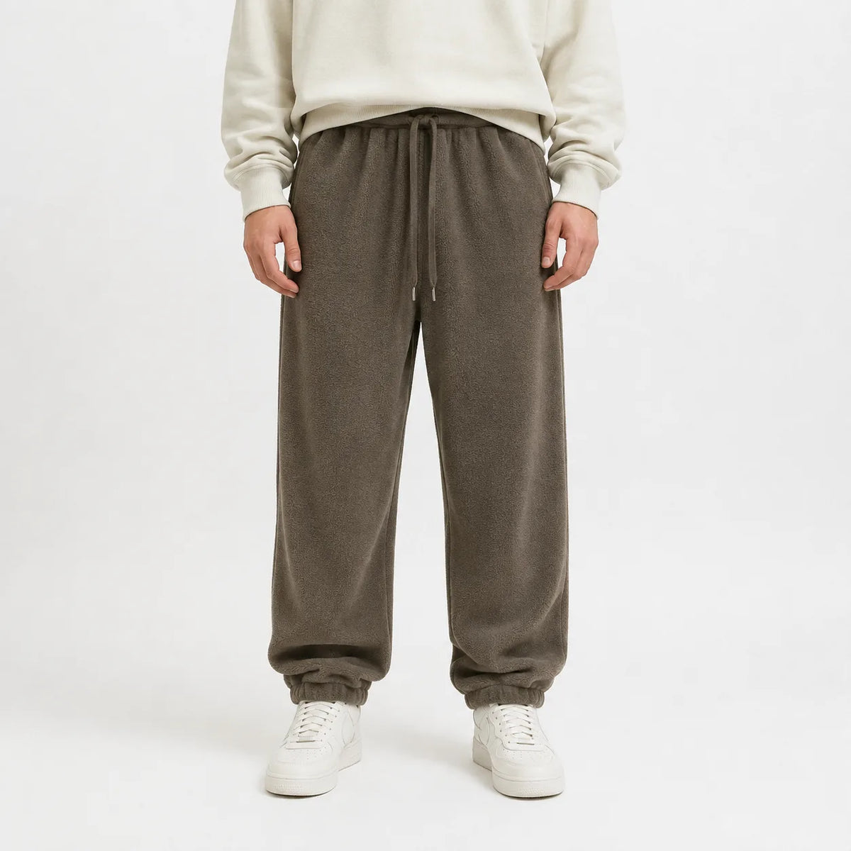 Joggers met fleece-lining