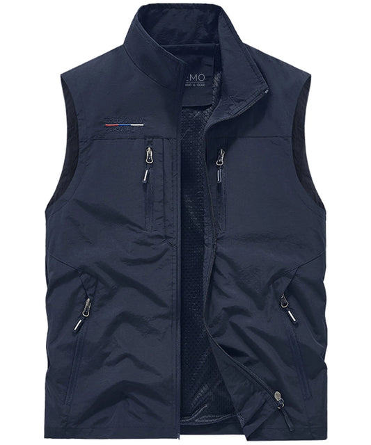 Bodywarmer met hoge kraag