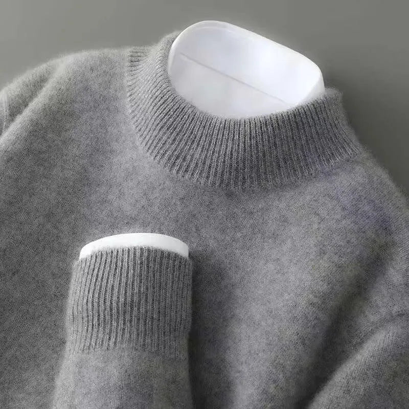 Cashmere trui met crew neckline