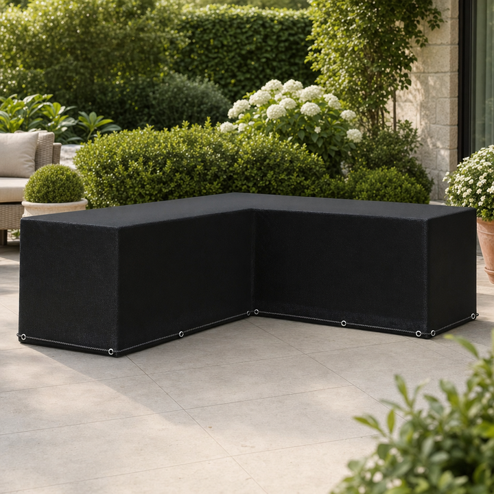 L Vormige Tuinmeubelhoes 250x250x90 cm Waterdicht - Loungeset Hoes
