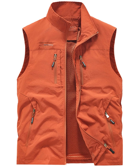 Bodywarmer met hoge kraag