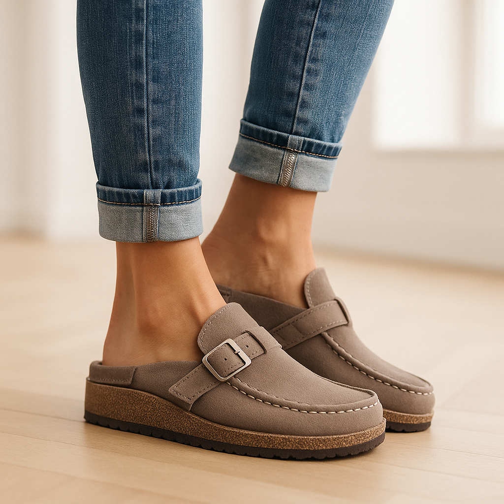 Orthopedische sandalen met gespsluiting