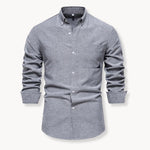 Overhemd met button-down kraag en borstzak