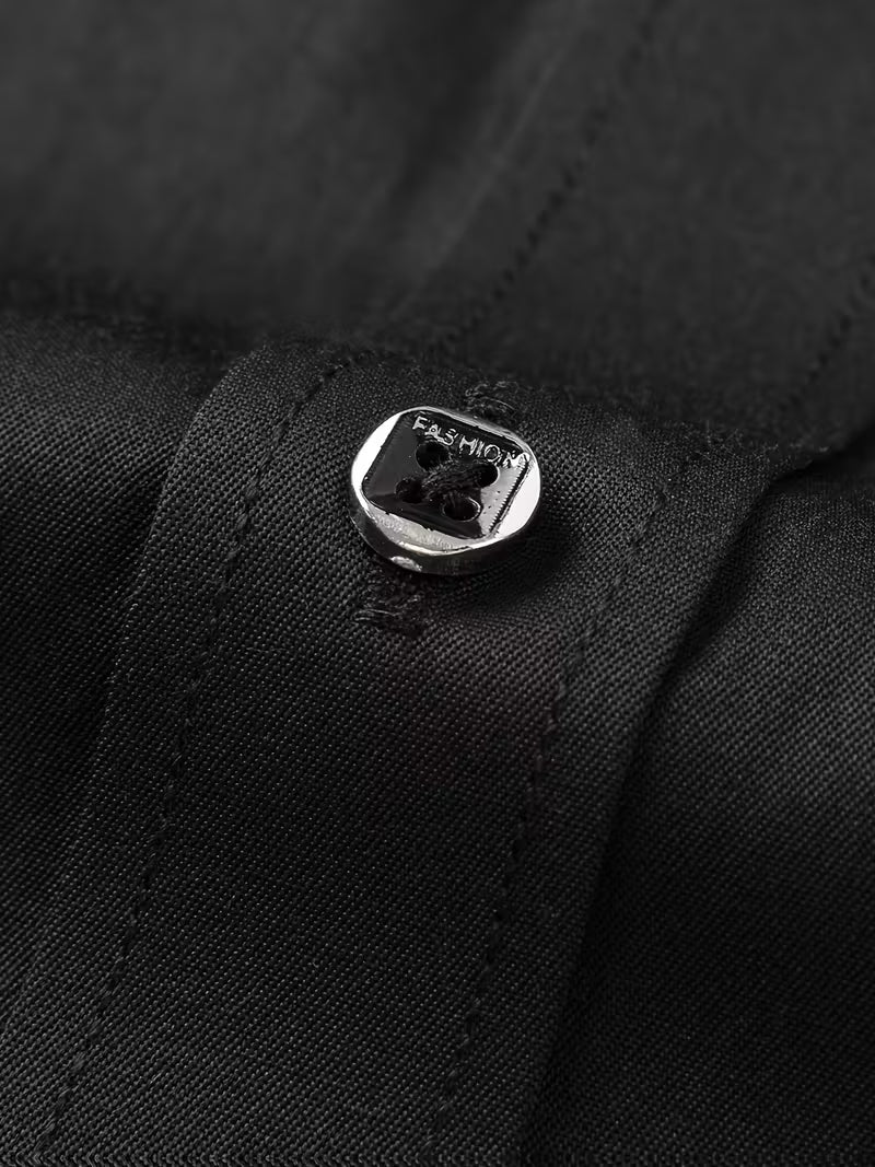 Overhemd met geometrisch patroon en slim fit