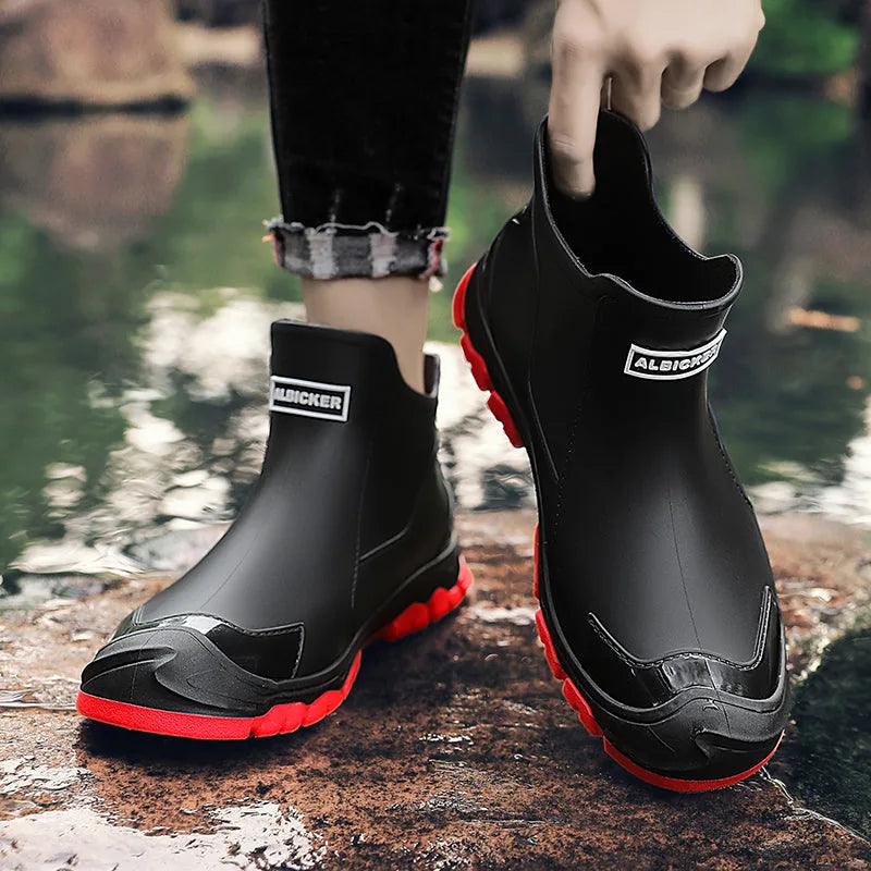 Enkellaarzen met slip-on design