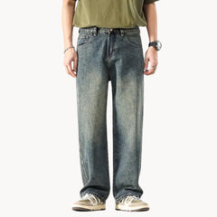 Relaxed retro jeans met rechte pasvorm