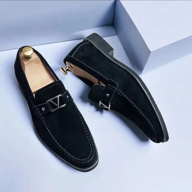 Loafers met metalen detail