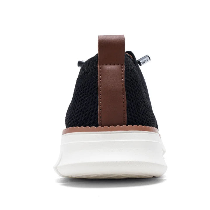 Lage sneakers met knit upper