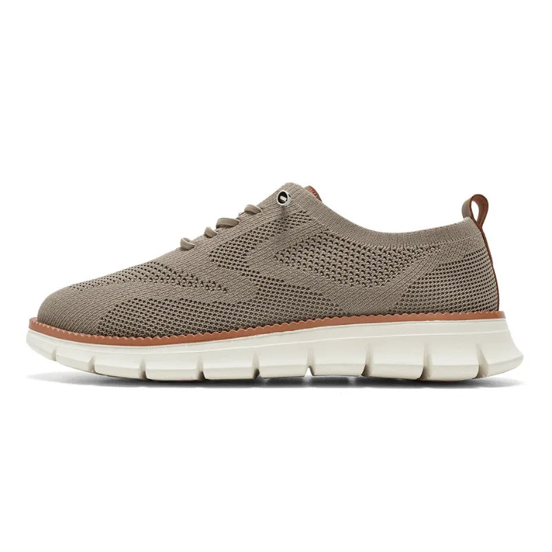 Lage sneakers met knit upper