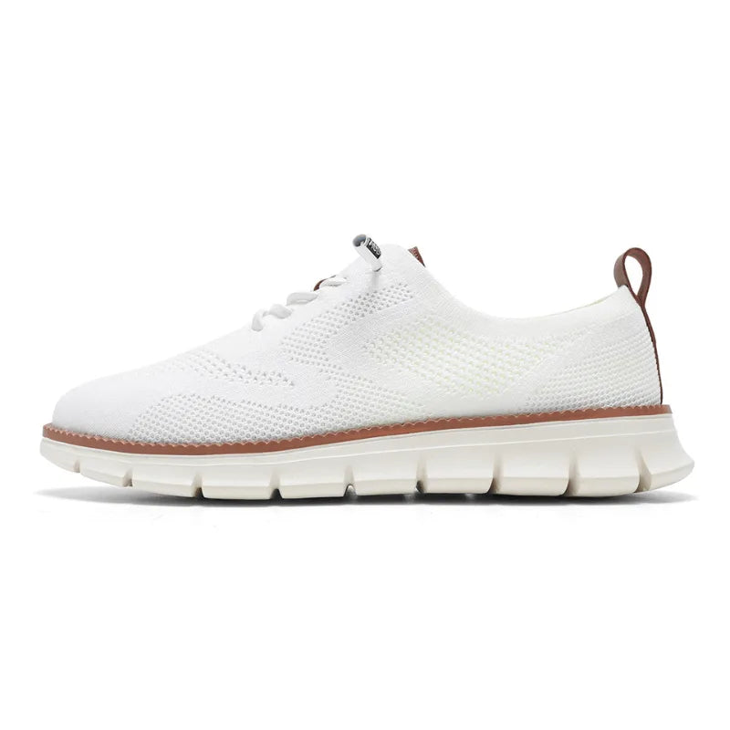 Lage sneakers met knit upper
