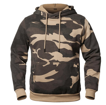Camo hoodie met drawstring