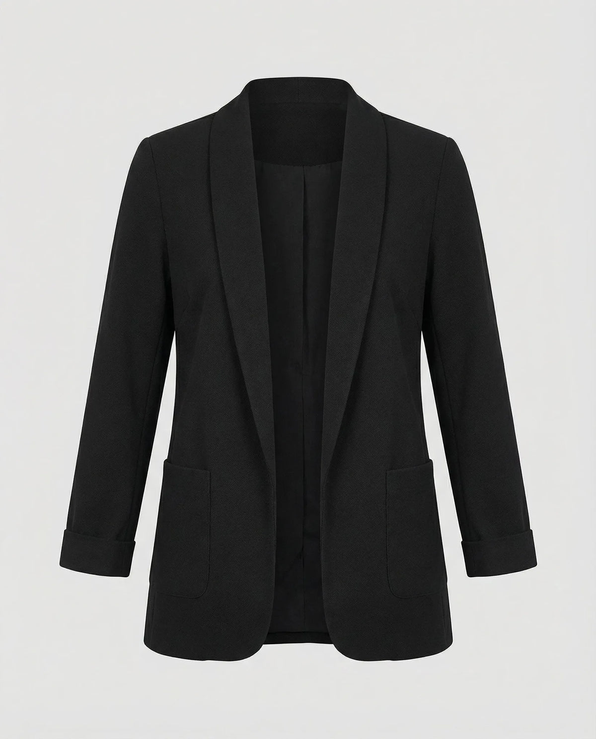 Slim fit blazer met lange mouwen