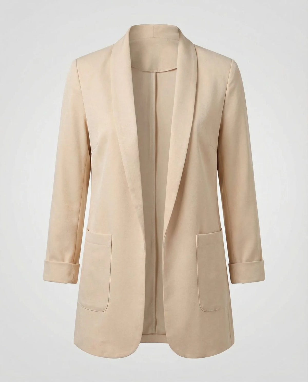 Slim fit blazer met lange mouwen