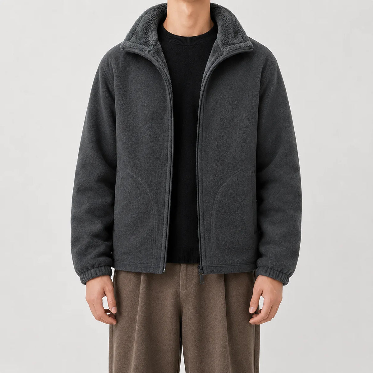 Reversible puffer jacket