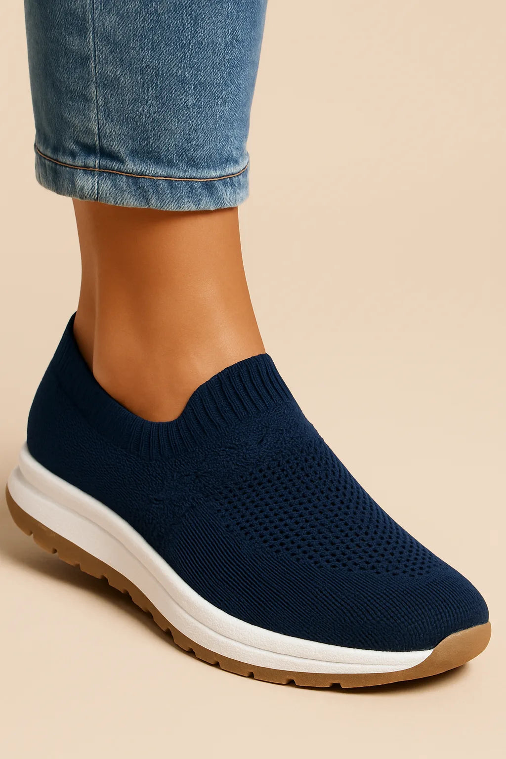 Sneakers met ademend bovenwerk en flexibele zool