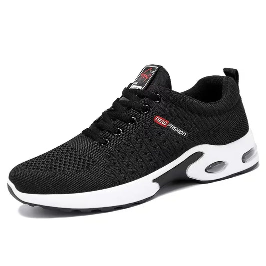 Sneakers met ademende mesh bovenkant