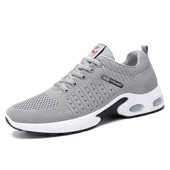 Sneakers met ademende mesh bovenkant