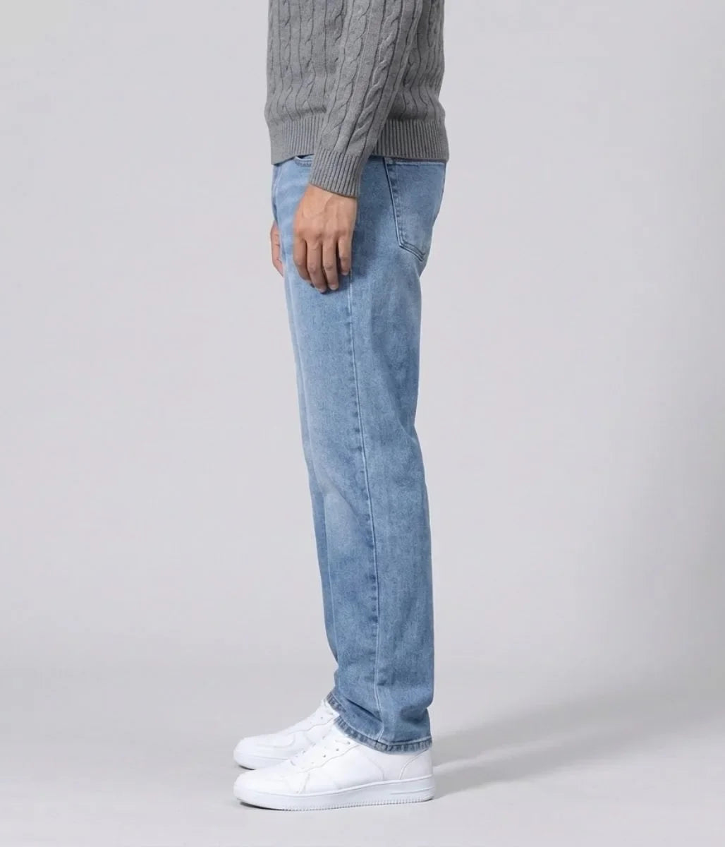 Straight Leg Jeans met Regular Fit