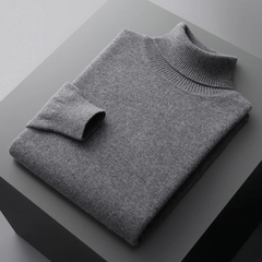 Trui met hoge turtleneck kraag en lange mouwen