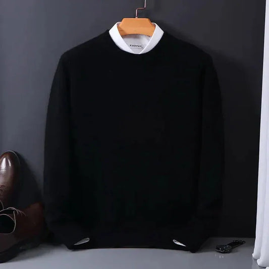 Cashmere trui met ronde hals