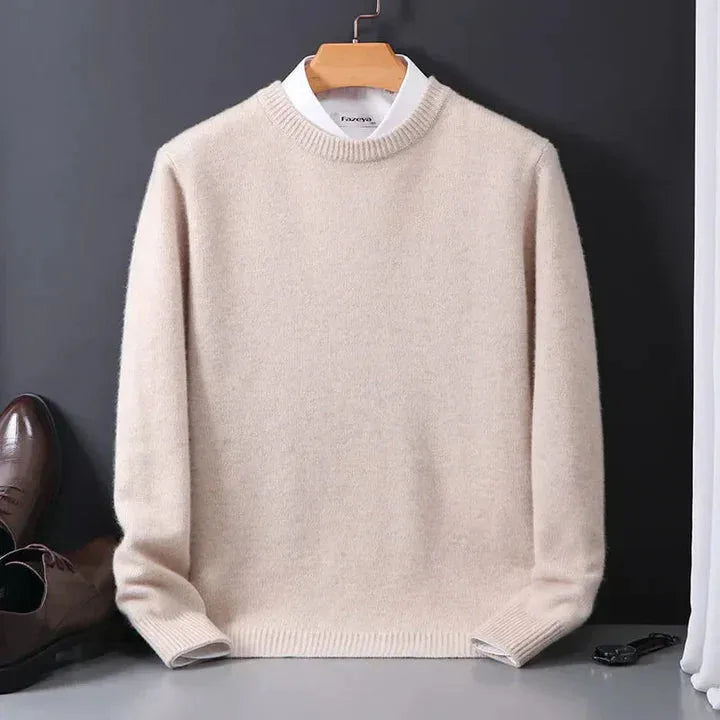 Cashmere trui met ronde hals