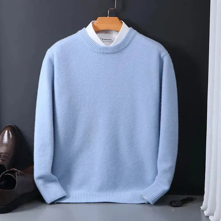 Cashmere trui met ronde hals