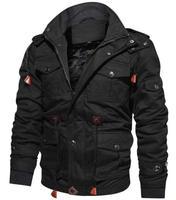 Parka met fleece voering