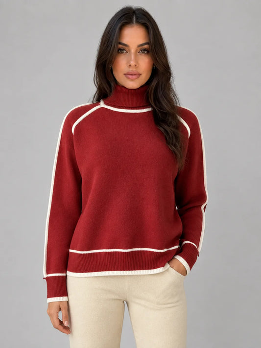 Dames coltrui met contrast