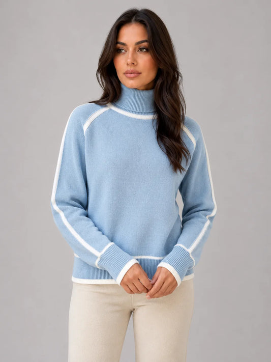 Dames coltrui met contrast