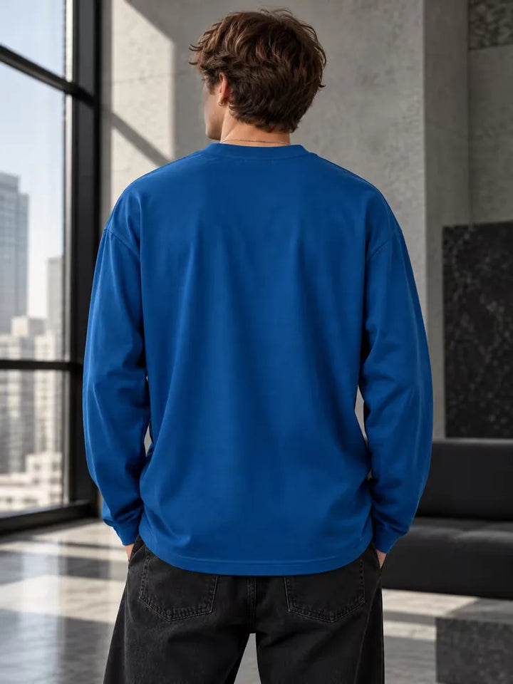 Longsleeve met crew neckline