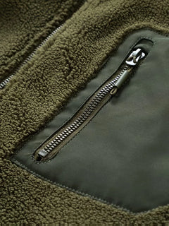 Bomberjack met fleece materiaal
