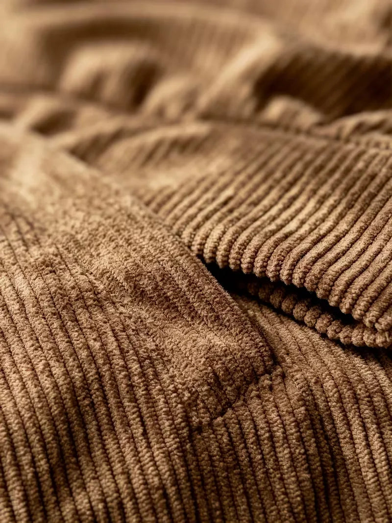 Lounge set met corduroy textuur