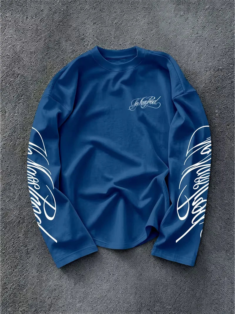 Longsleeve met geprinte tekst