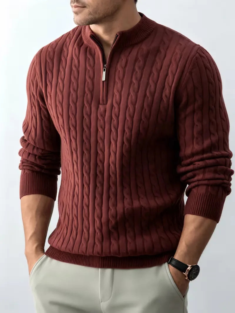 Kabeltrui met half-zip