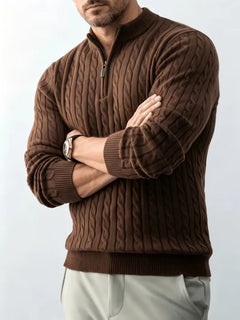 Kabeltrui met half-zip