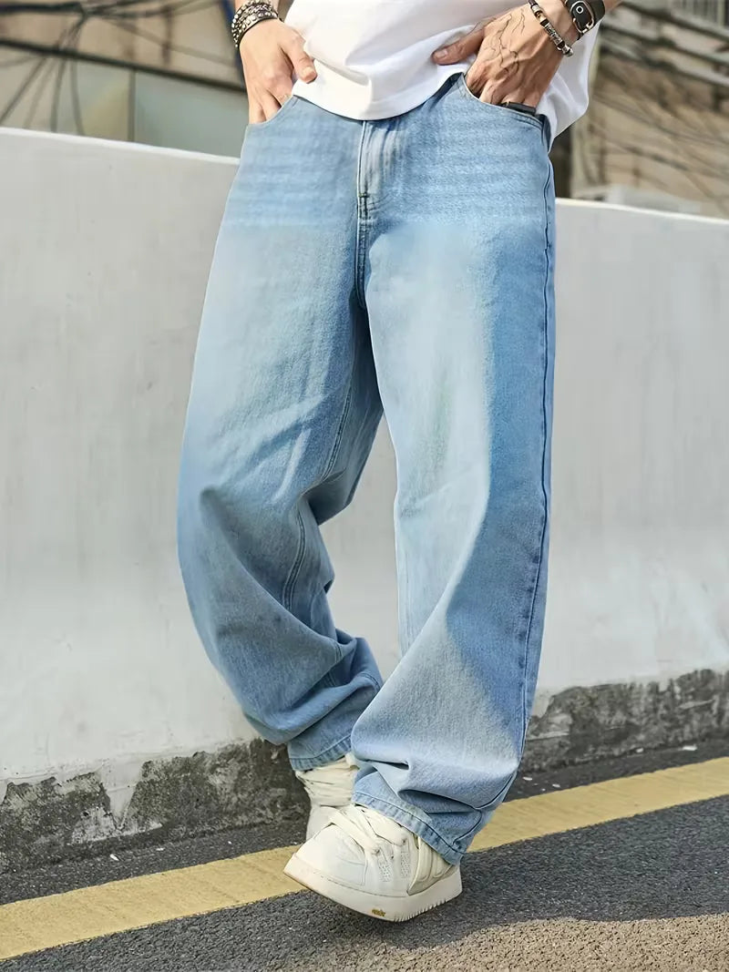 Loose fit jeans met vijf-pocket design
