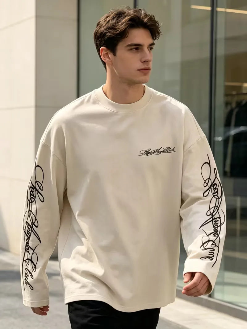 Longsleeve met crew neckline