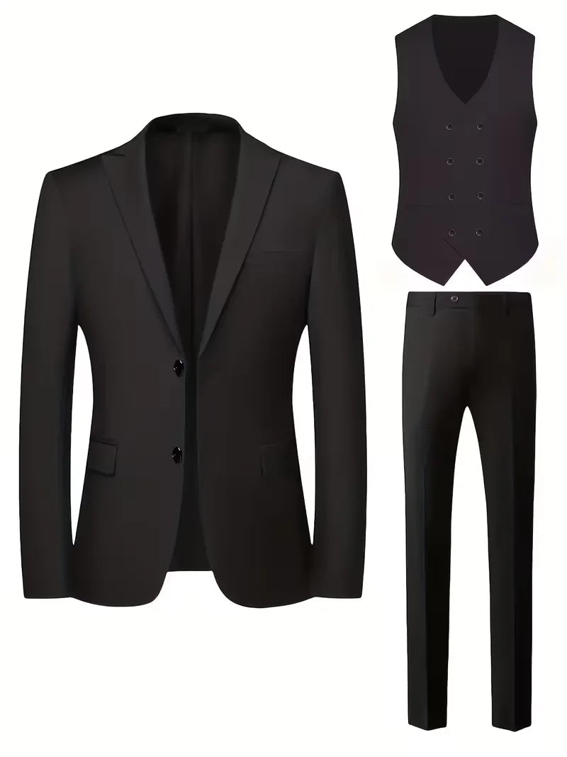 Drie-delig pak met slim fit