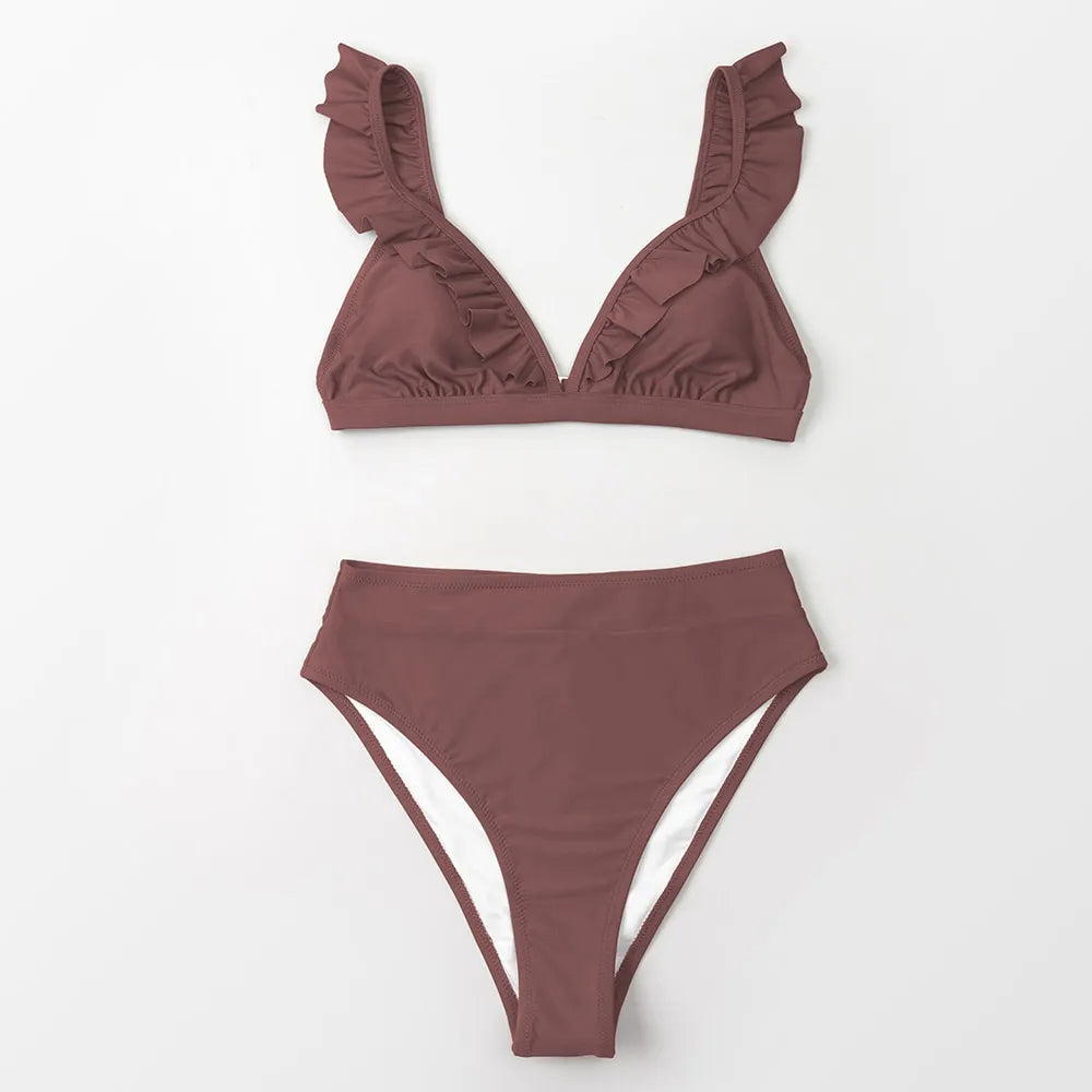 Amber bikini | Trendy & comfortabel in de kleur Bruin voor dames in Beach stijl ideaal voor de zomer.